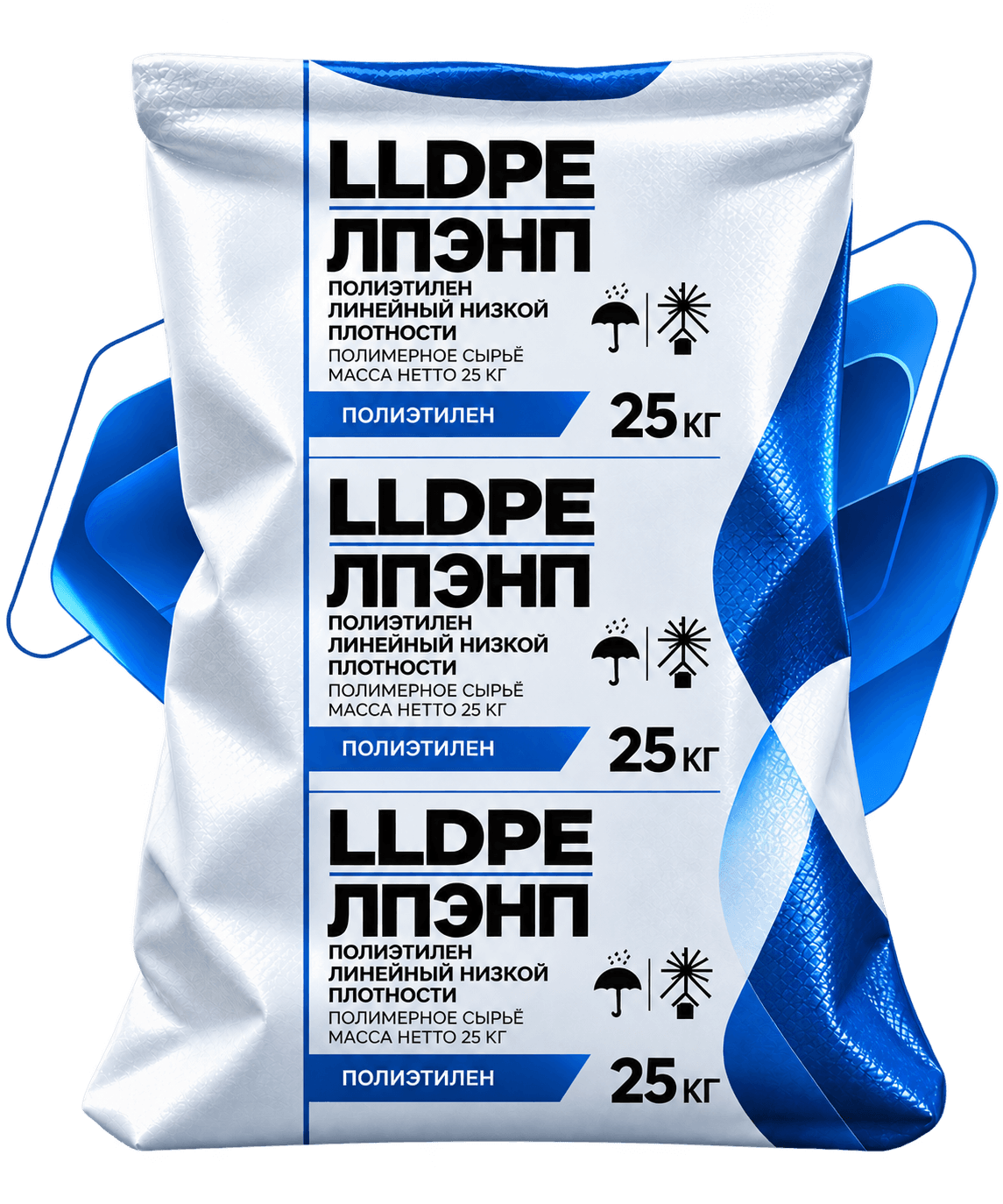 Мешок 25 кг — полиэтилен ЛПЭНП / LLDPE